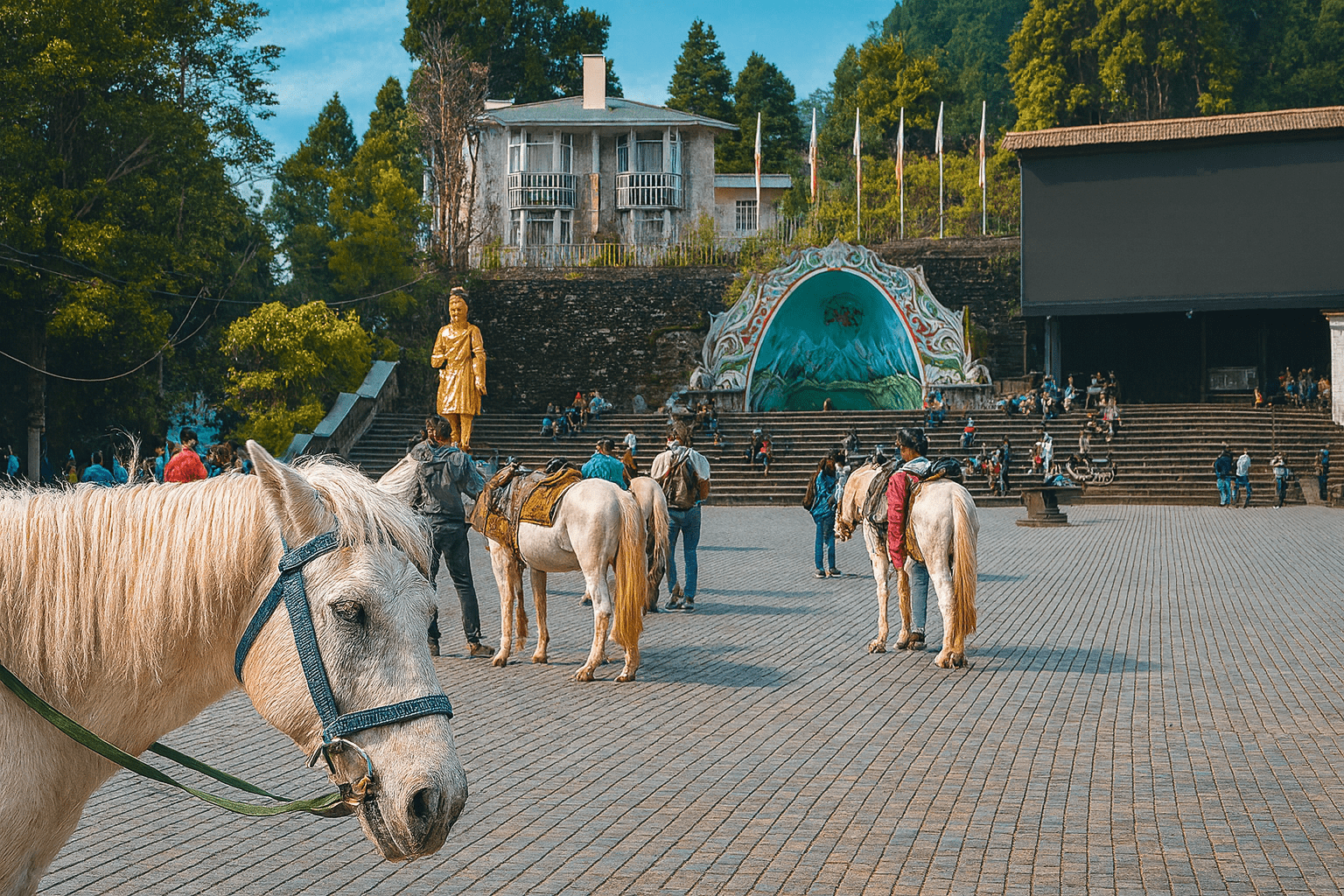 Destination 5 darjeeling chowrasta horse riding min